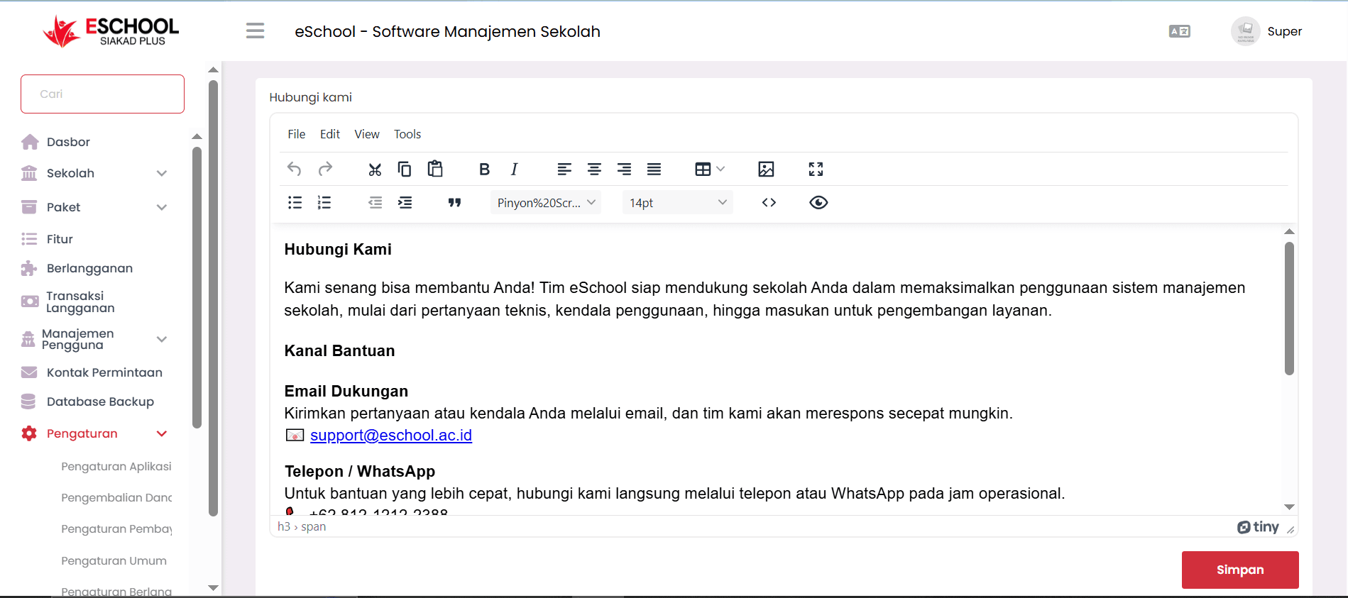 Pengaturan